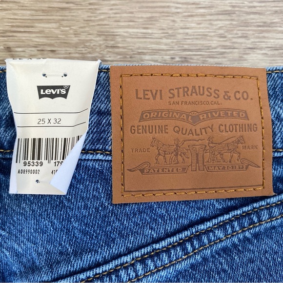 MSRP $108 NWT 25x32 Levi’s 70s High Rise Flare Bell Bottom Jeans In Sonoma Walks - Picture 8 of 12